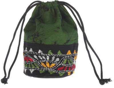 

More Bangla MBHFK1007_Green Potli(Multicolor)