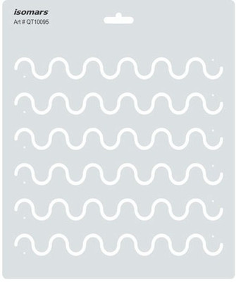 

Isomars Quilting QT10095 Quilting Stencil(Pack of 1)