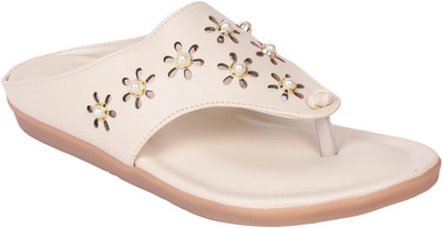 

Do Bhai Women Cream Flats