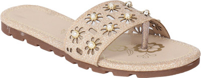 

Do Bhai Women Golden Flats
