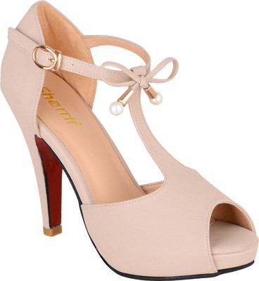 

Sherrif Shoes Women CREAM Heels
