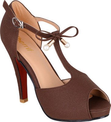 

Sherrif Shoes Women BROWN Heels