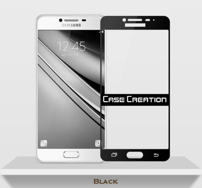 CASE CREATION Edge To Edge Tempered Glass for Samsung Galaxy C5 Pro(2017)(Pack of 2)