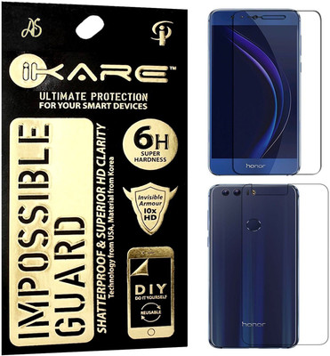 

iKare Front and Back Screen Guard for Honor 8(Pack of 1), Transparent