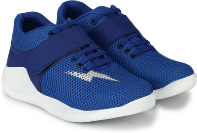

Shoe Island ® Popular Revo-X ™ Premium Quality Trending Sporty Mesh Sky Blue High Ankle Length Velcro Strap Casual Sneakers Walking Shoes For Men(Blue