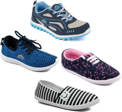 

Asian Women Casual & Running Shoes Combo Pack of 4 Casuals For Women(Multicolor