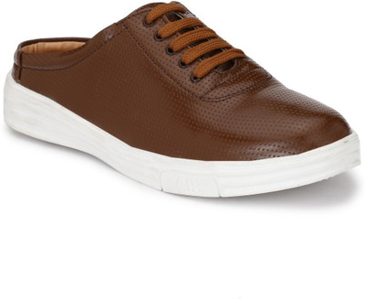 

Big Fox Trendy Summer Slip On Sneakers For Men(Brown
