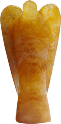 

SS Murti Handicrafts Showpieces Yellow Aventurine Stone Figurine Angel 5 Cm Decorative Showpiece - 5.1 cm(Stoneware, Yellow)