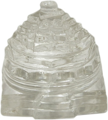 

Traditional Villa Handicrafts Showpieces Fengshui Sphatik Crystal Stone Vaastu Shree Yantra 3 Cm Decorative Showpiece - 2.5 cm(Stoneware, Clear)
