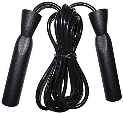 

HRS Skipping Rope with high density heavy duty plastic handle Freestyle Skipping Rope(Black, Length: 305 cm)