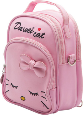 

Kidofash Boys & Girls Casual Pink PU Hand-held Bag