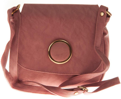 

Aliado Women Casual Pink Leatherette Sling Bag