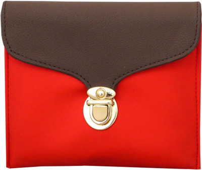 

Heels & Handles Women Casual Red, Brown Leatherette Sling Bag, Brown;red