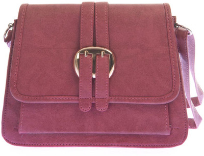 

Aliado Women Casual Pink Leatherette Sling Bag