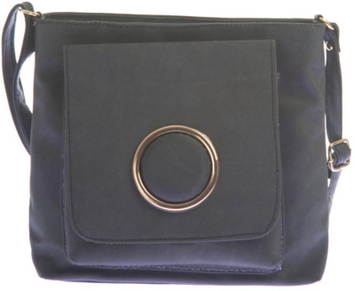 

Aliado Women Casual Black Leatherette Sling Bag
