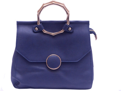 

ADORSY Girls Casual Blue Leatherette Satchel