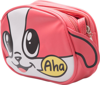 

Kidofash Boys & Girls Casual Red PU Sling Bag