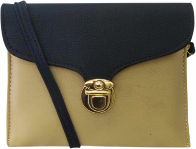

Heels & Handles Women Casual Beige Leatherette Sling Bag