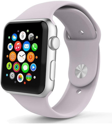 

Bastex Compatible With All Mobiles Like Compatible Silver Smartwatch(White Strap Free Size)