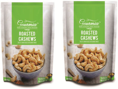 

Gourmia Tangy Masala Roasted Cashews(400 g, Pack of 2)