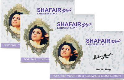

Shahnaz Husain Shafair Plus Fairness Soap (Pack of 3)(300 g, Pack of 3)