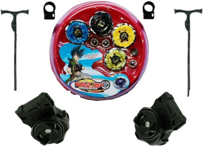 

YAMAMA 4 BeyBlade Stadium With Clash Tornado Speed Top(Multicolor)