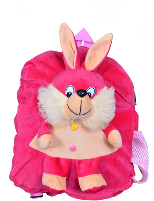 

stuffed toy Design Kids Play School Bag for 2 to 8 Years Child School Bag - 20 cm(Pink)
