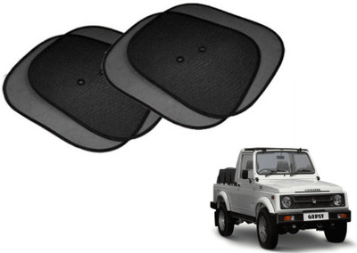 MOCKHE Side Window Sun Shade For Maruti Suzuki Gypsy(Black)