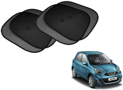 MOCKHE Side Window Sun Shade For Nissan Micra(Black)