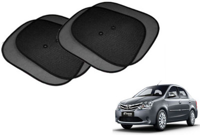 MOCKHE Side Window Sun Shade For Toyota Etios(Black)