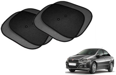 MOCKHE Side Window Sun Shade For Fiat Linea(Black)
