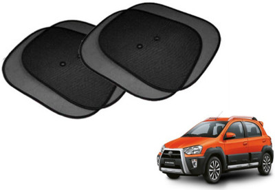 MOCKHE Side Window Sun Shade For Toyota Etios Cross(Black)