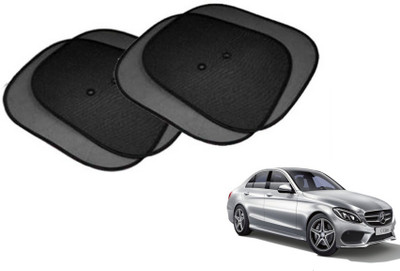 MOCKHE Side Window Sun Shade For Mercedes Benz C-Class(Black)