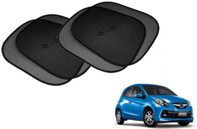 MOCKHE Side Window Sun Shade For Honda Brio(Black)