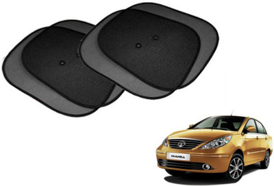 MOCKHE Side Window Sun Shade For Tata Manza(Black)