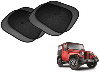 MOCKHE Side Window Sun Shade For Mahindra Thar(Black)