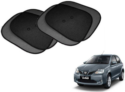 MOCKHE Side Window Sun Shade For Toyota Etios Liva(Black)