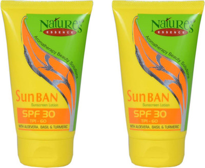 

Nature's Sunban Sunscreen Lotion - SPF 30(120 ml)