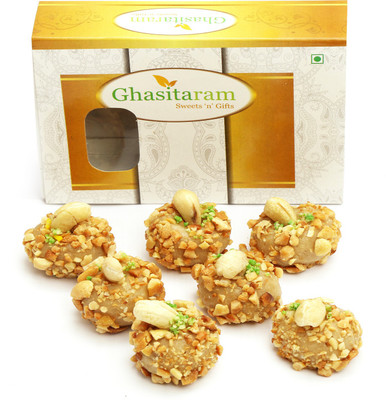 

Ghasitaram Gifts Sugarfree Roasted Kaju Laddoo(200 g, Box)