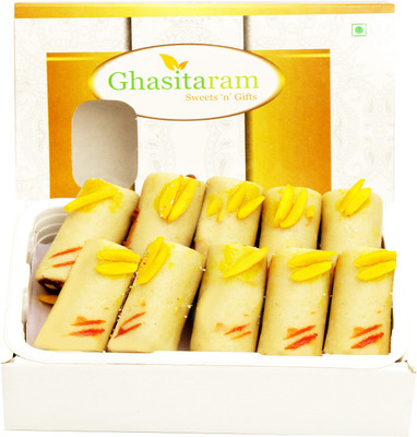 

Ghasitaram Gifts Sugar Free Pure Kaju Roll(200 g, Box)