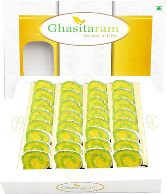 

Ghasitaram Gifts Sugar Free Pista Moon(400 g, Box)