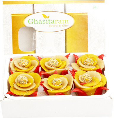 

Ghasitaram Gifts Sugarfree Cashew Flowers(200 g, Box)