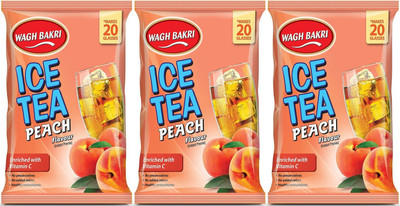

Waghbakri Tea, 250g ( Pack of 3 ) Peach Iced Tea(250 g, Pouch)