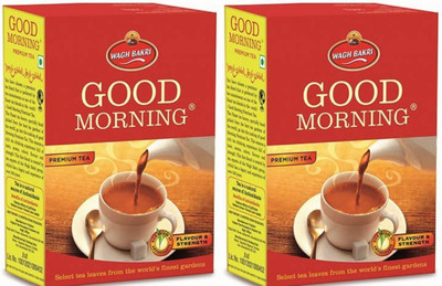 

Waghbakri Good Morning 250 g Carton ( Pack of 2 ) Unflavoured Black Tea(250 g, Box)