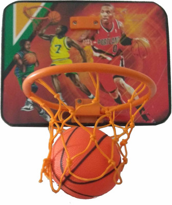 

Zeus Toy Basket ball for kids play playing indoor outdoor hanging board with ball Toy Sport board Basketball
