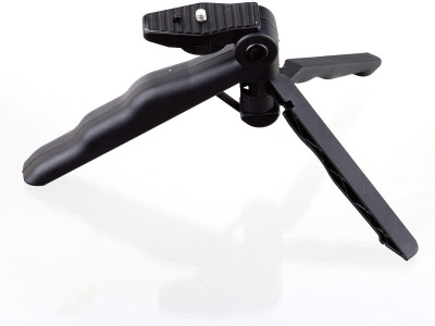 

Mobilegear Mini Handheld Shooting Grip Tripod for Comfort Easy-hold Handy Self Portrait Mini Tripod Tripod(Black, Supports Up to 0.500 g)