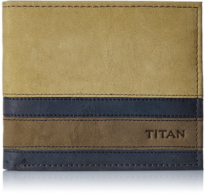 

Titan Men Casual Multicolor Genuine Leather Wallet(6 Card Slots), Tan