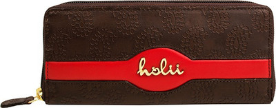 

Holii Women Casual Brown Genuine Leather Wallet(4 Card Slots)
