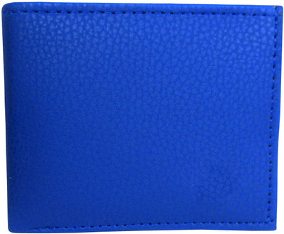 

Apki Needs Boys Brown Denim, Artificial Leather, Fabric Wallet(3 Card Slots), Blue