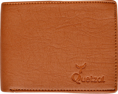 

Quetzal Men Brown Genuine Leather Wallet(6 Card Slots)